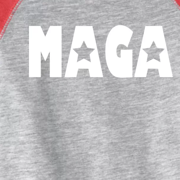 MAGA Star Logo Make America Great Again Toddler Fine Jersey T-Shirt