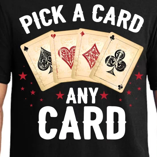 Magic Trick Pick A Card Any Card Magician Pajama Set