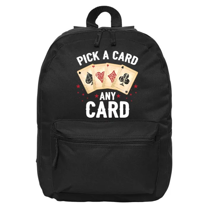 Magic Trick Pick A Card Any Card Magician 16 in Basic Backpack