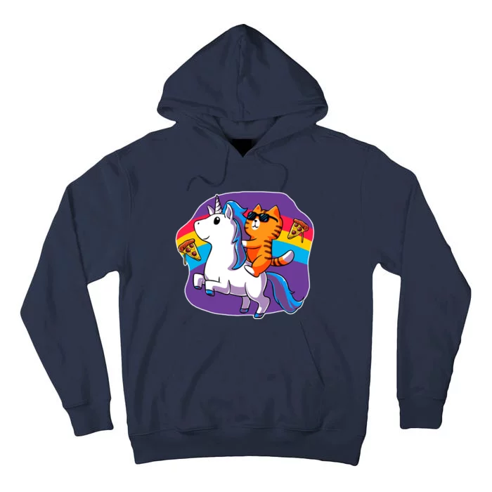 Magical Adventure Pizza Cat Unicorn Tall Hoodie