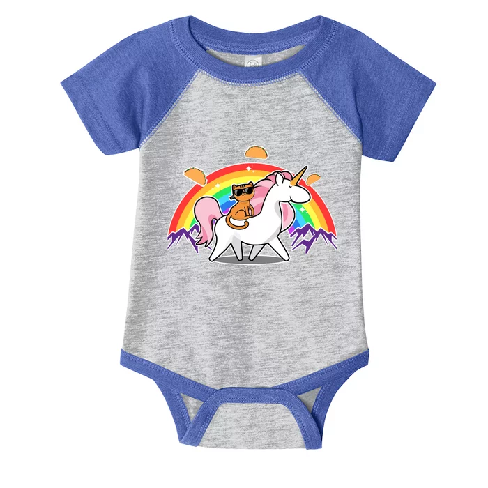 Magical Adventure Tacos Cat Unicorn Rainbow Infant Baby Jersey Bodysuit