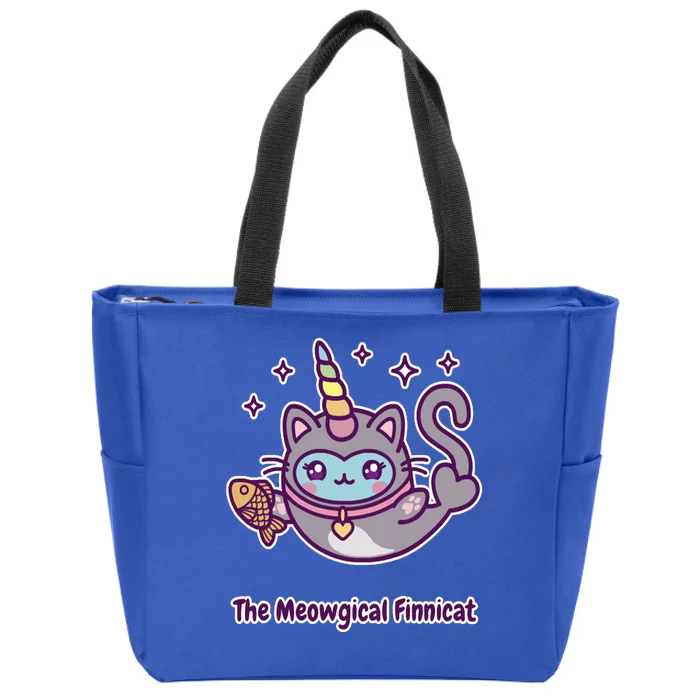 Magical Finnimals Finnicat Unicorn Zip Tote Bag