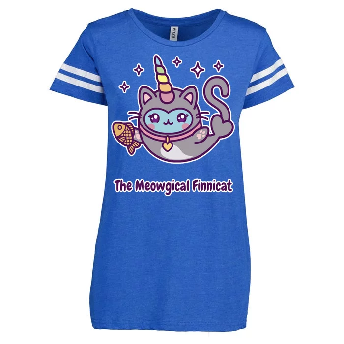 Magical Finnimals Finnicat Unicorn Enza Ladies Jersey Football T-Shirt