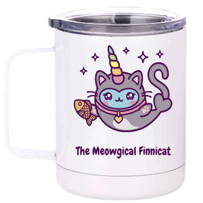 Magical Finnimals Finnicat Unicorn Front & Back 12oz Stainless Steel Tumbler Cup