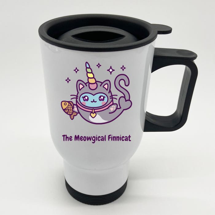 Magical Finnimals Finnicat Unicorn Front & Back Stainless Steel Travel Mug