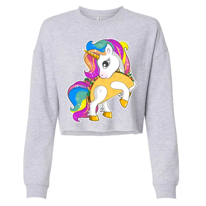 Magical My Little Taco-Corn Cropped Pullover Crew