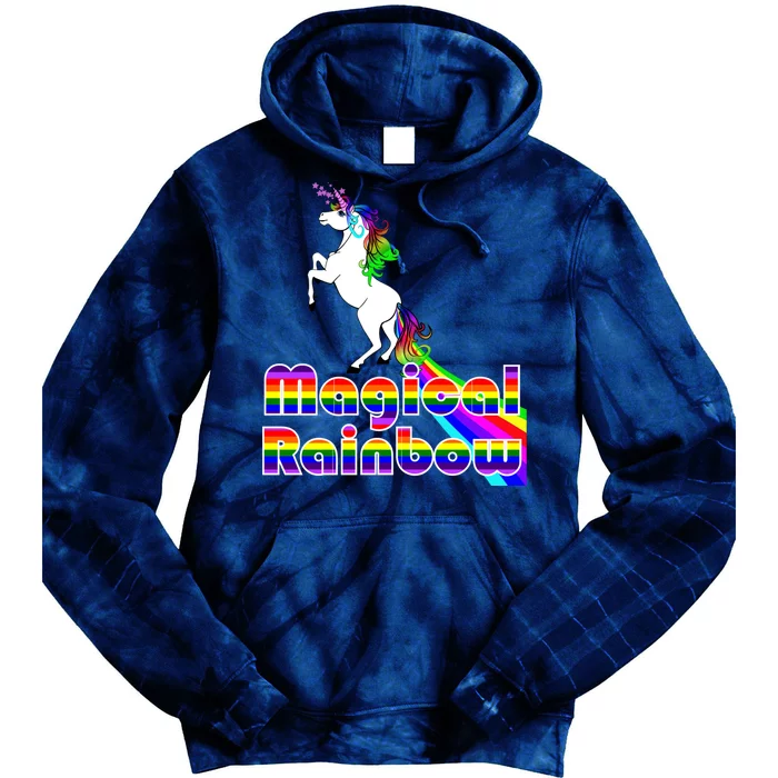 Magical Rainbow Unicorn Tie Dye Hoodie