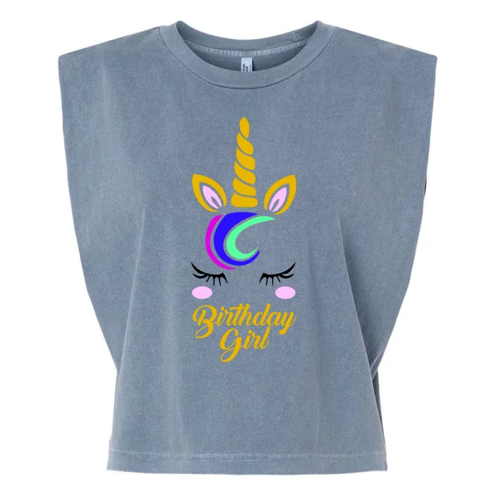 Magical Unicorn Birthday Garment-Dyed Women's Muscle Tee