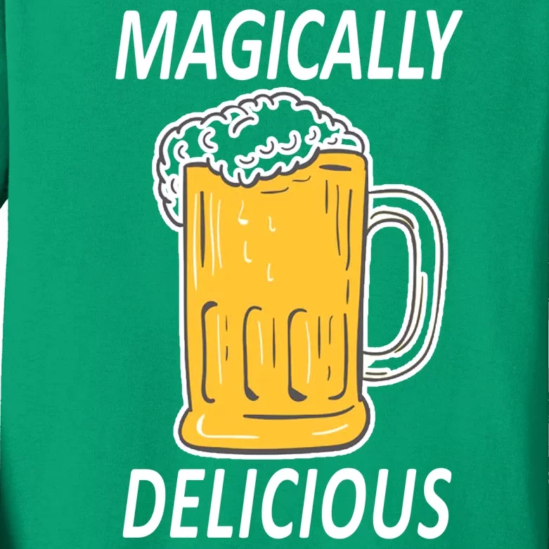 Magically Delicious Beer Lover Kids Long Sleeve Shirt