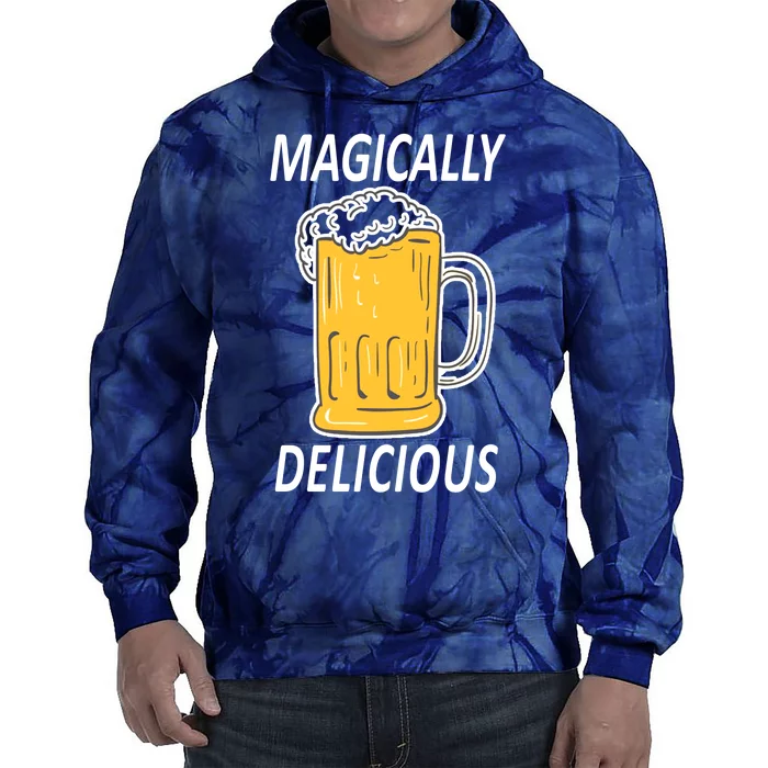 Magically Delicious Beer Lover Tie Dye Hoodie