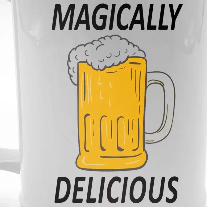 Magically Delicious Beer Lover Front & Back Beer Stein