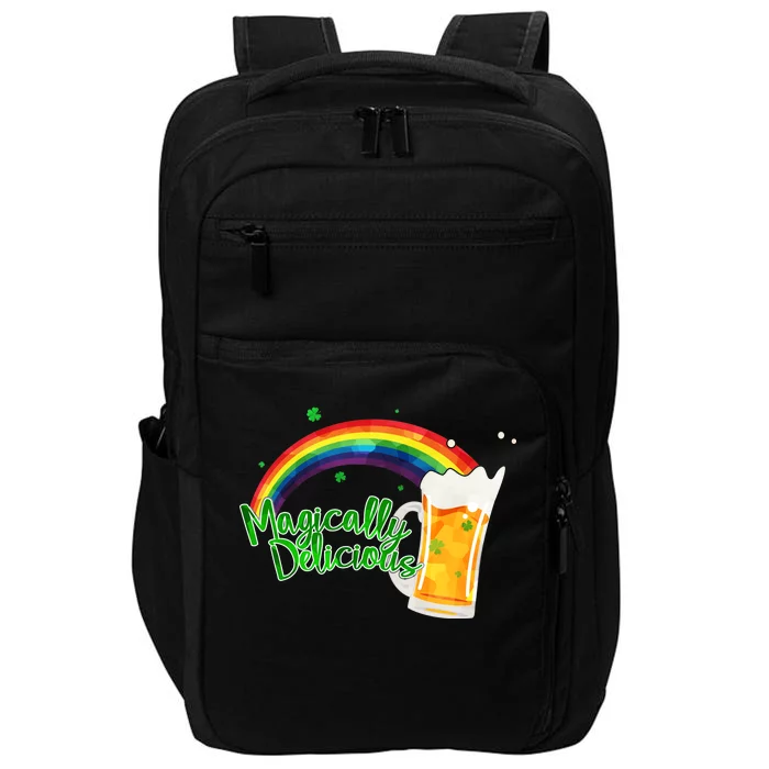 Magically Delicious Rainbow Beer St. Patrick's Day Impact Tech Backpack