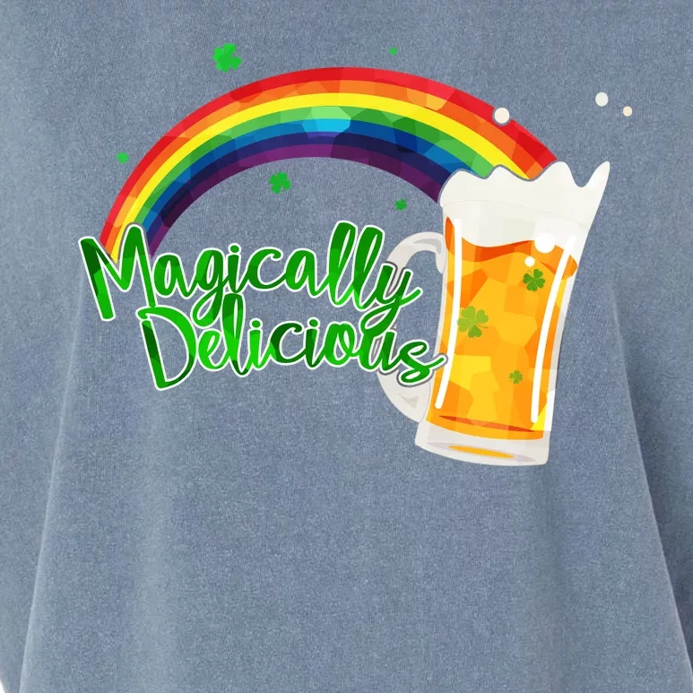 Magically Delicious Rainbow Beer St. Patrick's Day Garment-Dyed Women's Muscle Tee