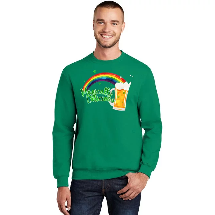 Magically Delicious Rainbow Beer St. Patrick's Day Sweatshirt