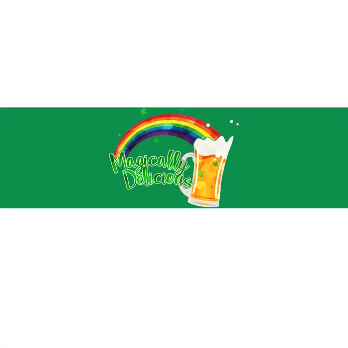 Magically Delicious Rainbow Beer St. Patrick's Day Bumper Sticker