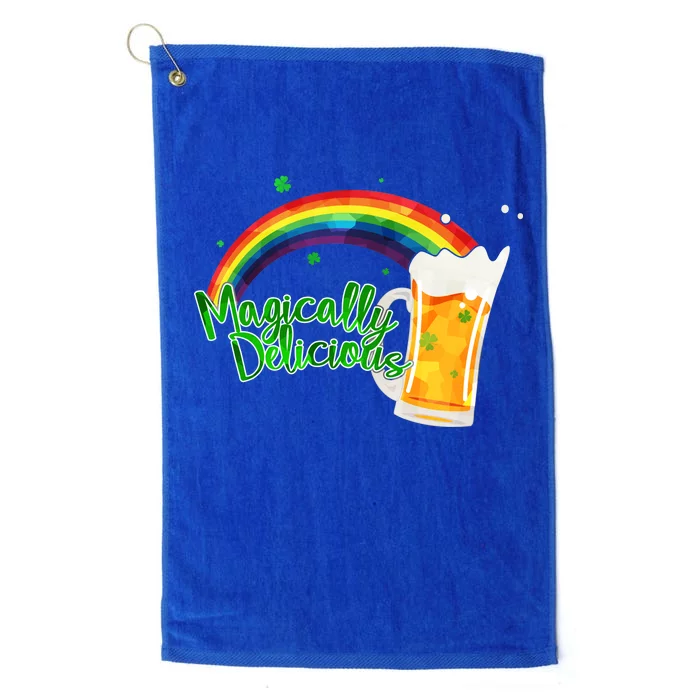 Magically Delicious Rainbow Beer St. Patrick's Day Platinum Collection Golf Towel