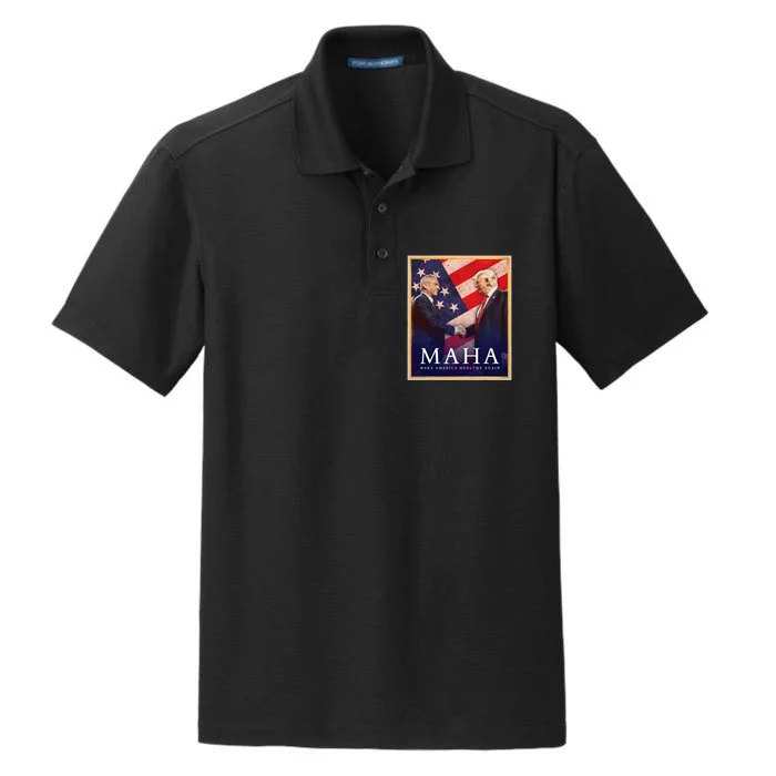 Make America Healthy Again Dry Zone Grid Performance Polo