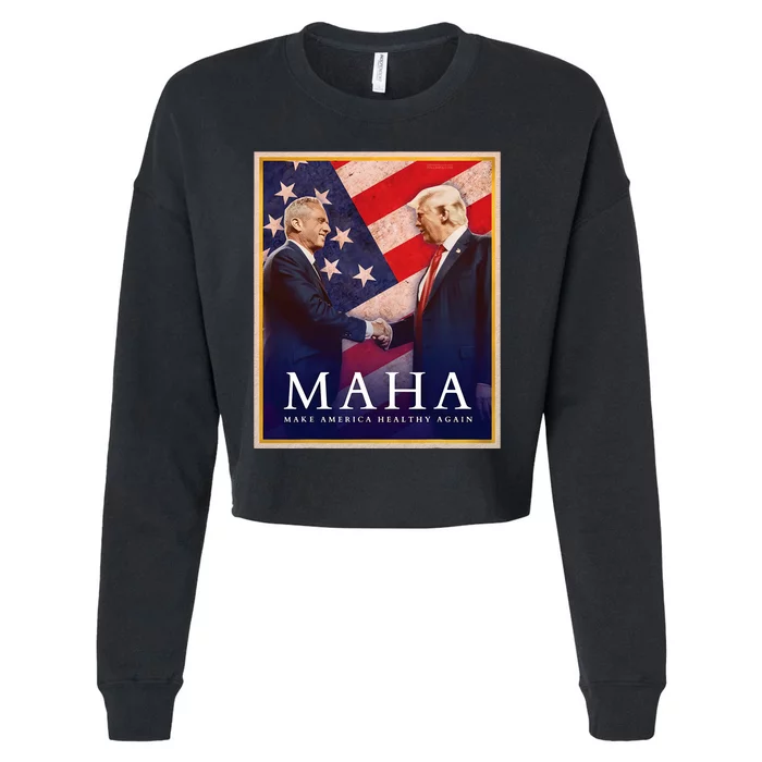 Make America Healthy Again Cropped Pullover Crew