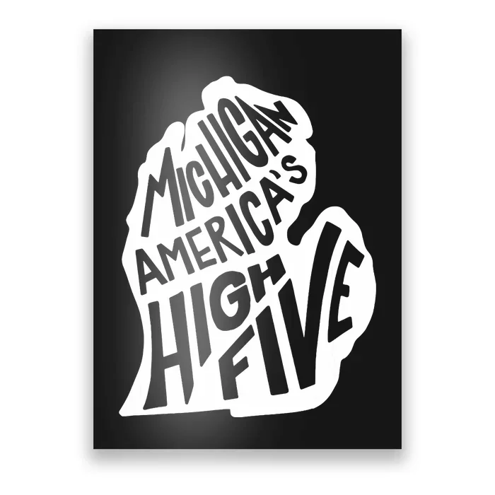 Michigan Americas High Five Poster