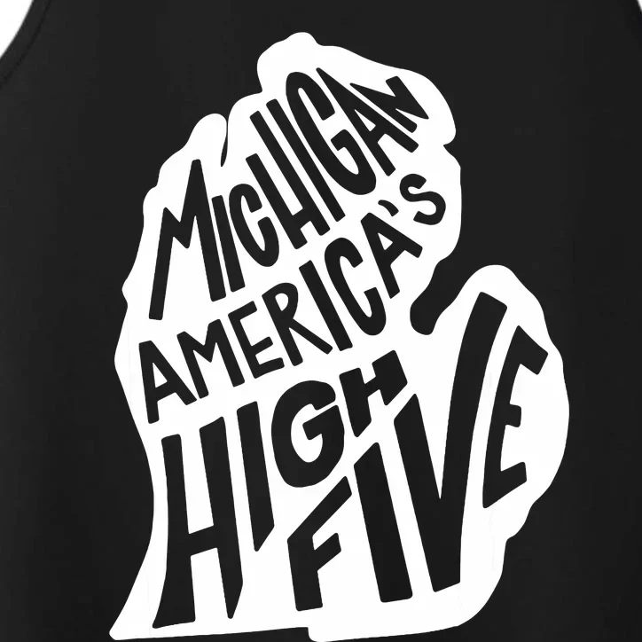 Michigan Americas High Five Performance Tank