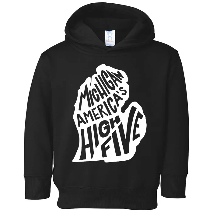 Michigan Americas High Five Toddler Hoodie