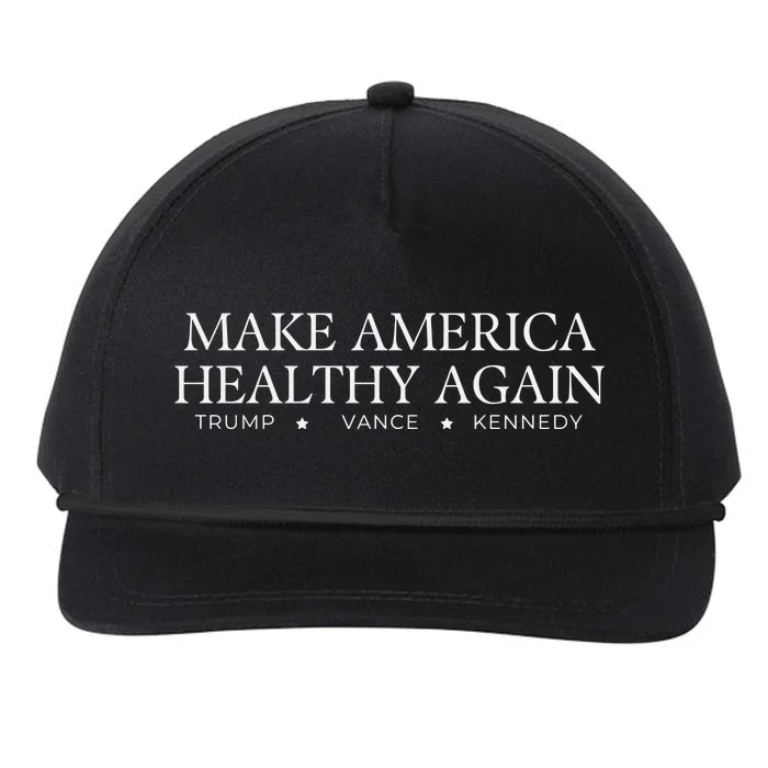 Make America Healthy Again Snapback Five-Panel Rope Hat