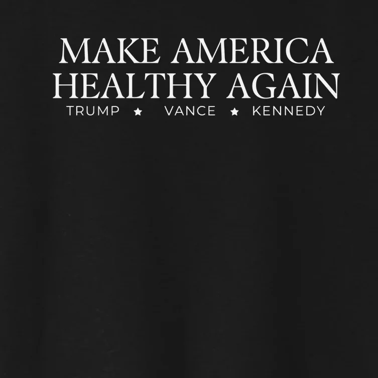 Make America Healthy Again Women's Crop Top Tee