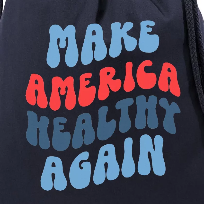 Make America Healthy Again Maha Drawstring Bag