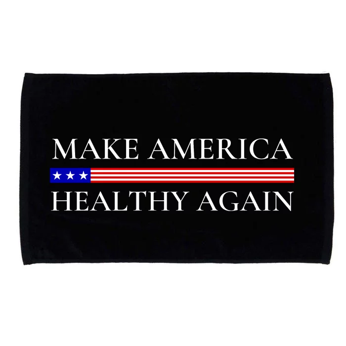 Make America Healthy Again Funny Usa Patriotic Microfiber Hand Towel