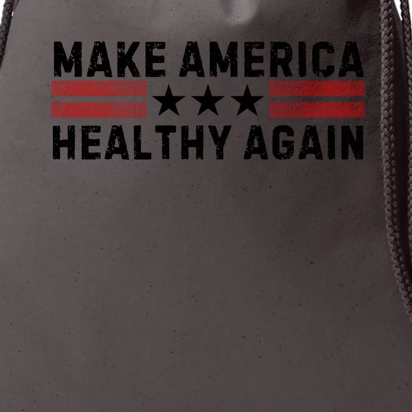 Make America Healthy Again Funny Usa Patriotic Party Drawstring Bag