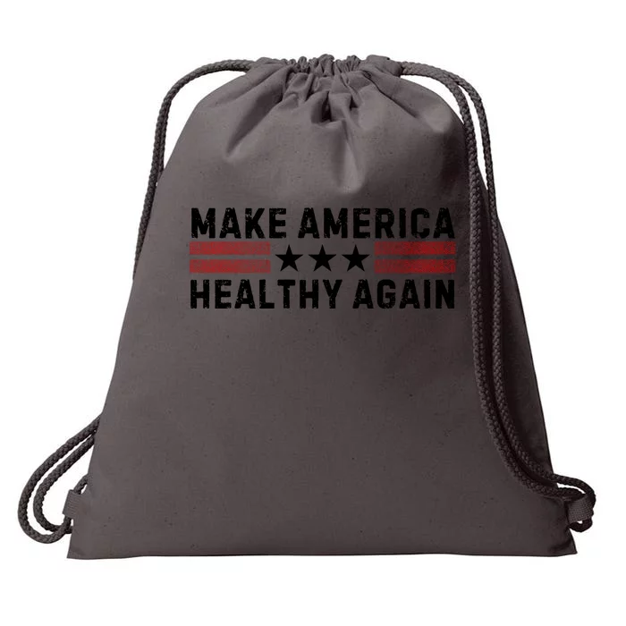 Make America Healthy Again Funny Usa Patriotic Party Drawstring Bag