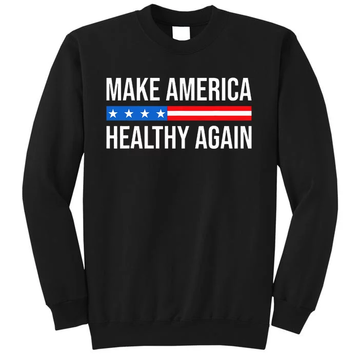 Make America Healthy Again Vintage Usa Flag Sweatshirt