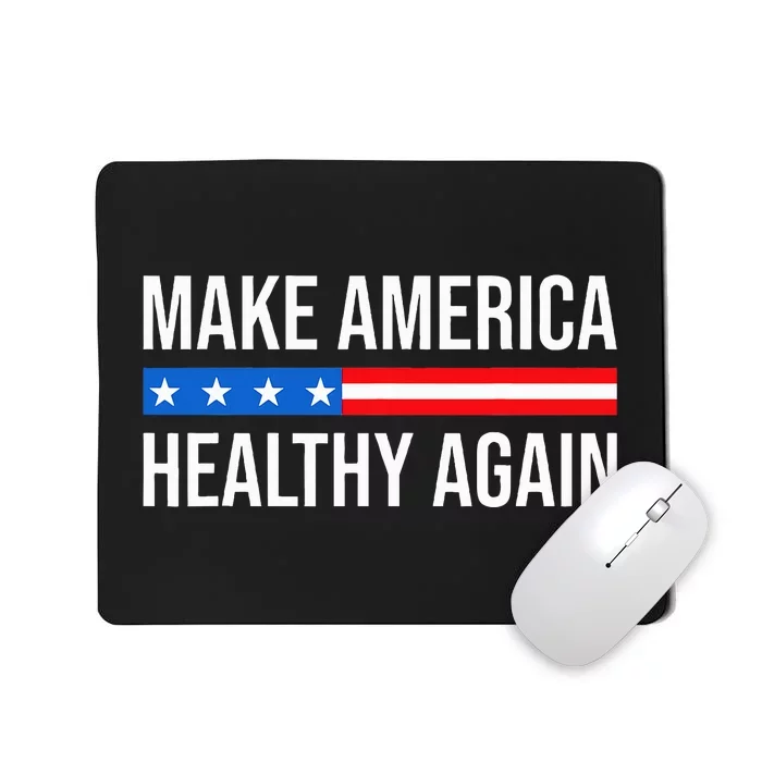 Make America Healthy Again Vintage Usa Flag Mousepad