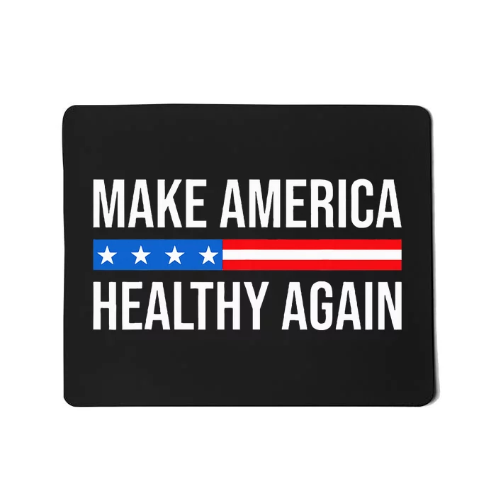 Make America Healthy Again Vintage Usa Flag Mousepad