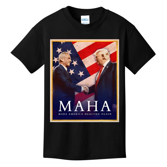 Make America Healthy Again Trump Kennedy Us President Kids T-Shirt