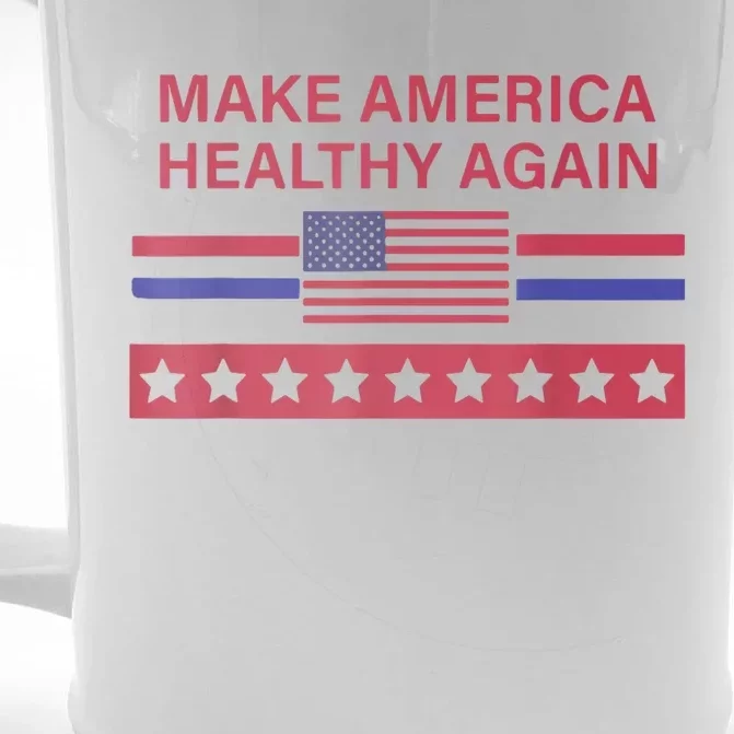 Make America Healthy Again Front & Back Beer Stein