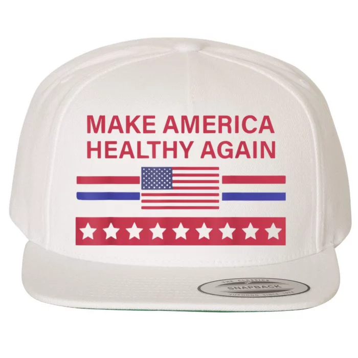 Make America Healthy Again Wool Snapback Cap