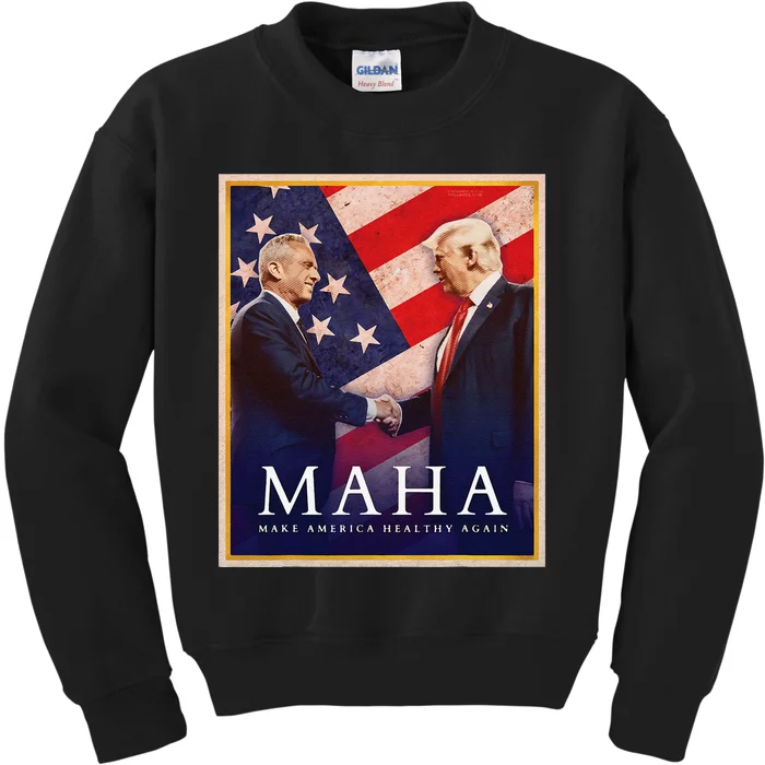 Make America Healthy Again Gift Kids Sweatshirt