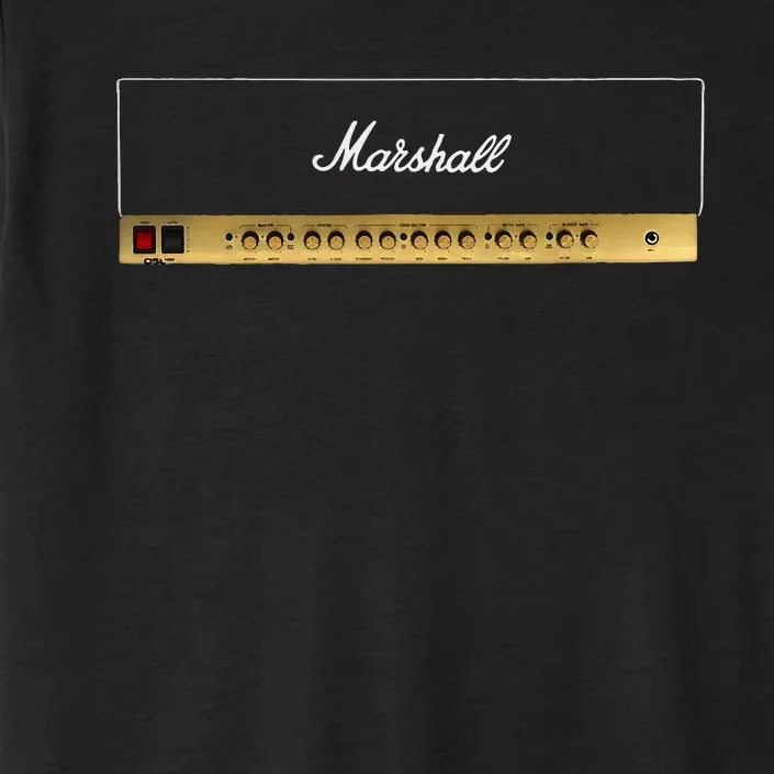 Marshall Amptube Head Retro Guitar Amp For Musicians ChromaSoft Performance T-Shirt