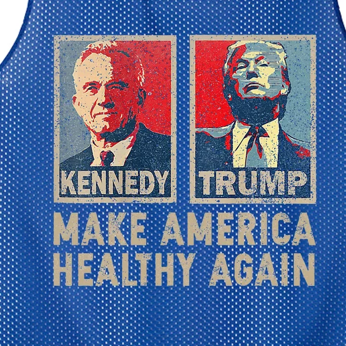 Make America Healthy Again Trump Kennedy 2024 Mesh Reversible Basketball Jersey Tank