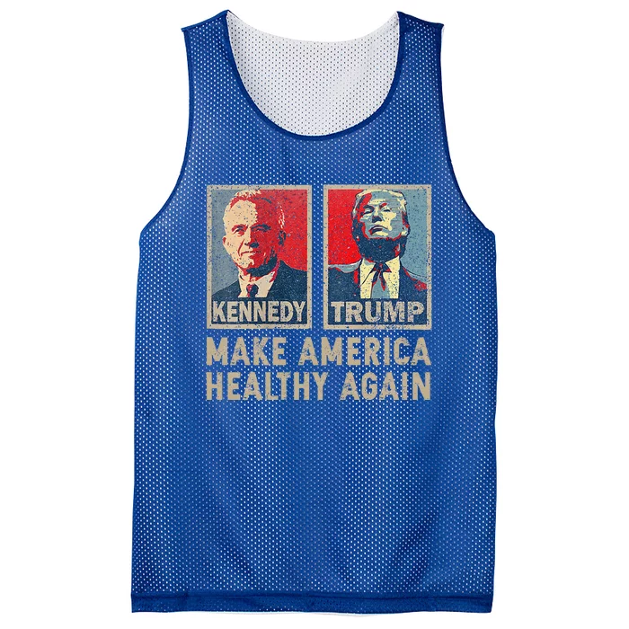 Make America Healthy Again Trump Kennedy 2024 Mesh Reversible Basketball Jersey Tank