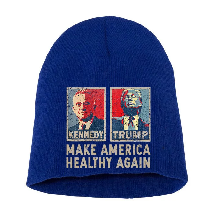 Make America Healthy Again Trump Kennedy 2024 Short Acrylic Beanie