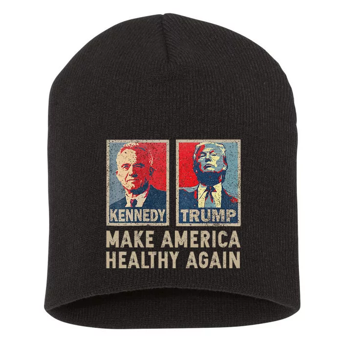 Make America Healthy Again Trump Kennedy 2024 Gift Short Acrylic Beanie