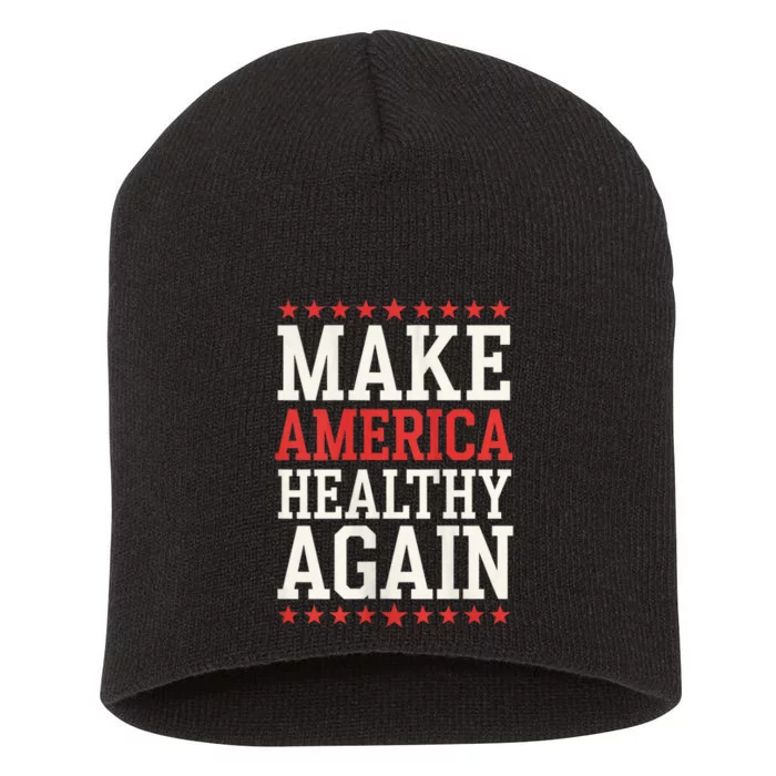 Make America Healthy Again Short Acrylic Beanie