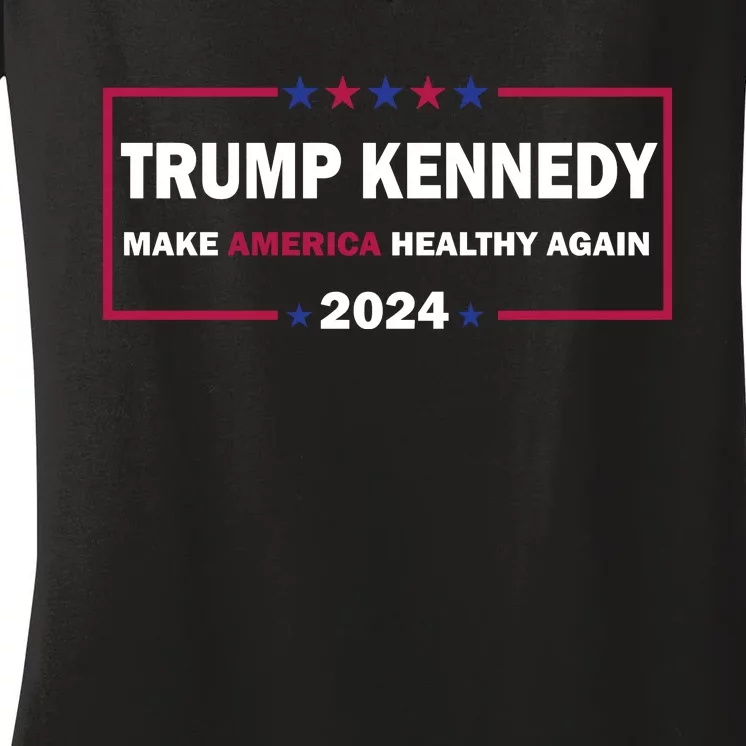 Make America Healthy Again 2024 Women's V-Neck T-Shirt