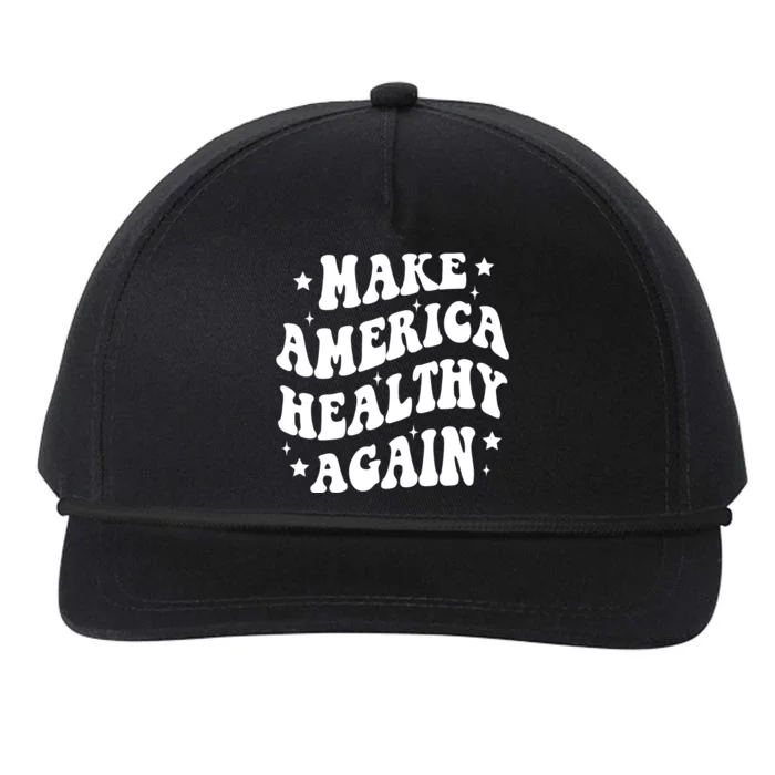 Make America Healthy Again Maha Snapback Five-Panel Rope Hat