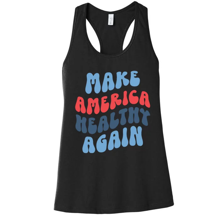 Make America Healthy Again Maha Women's Racerback Tank