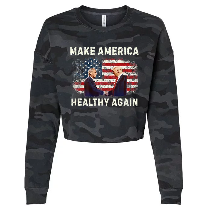 Make America Healthy Again Cropped Pullover Crew