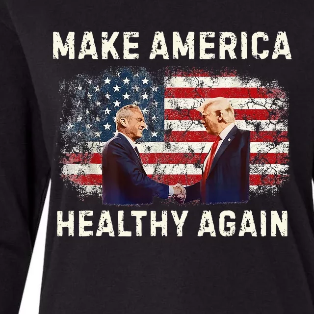 Make America Healthy Again Womens Cotton Relaxed Long Sleeve T-Shirt