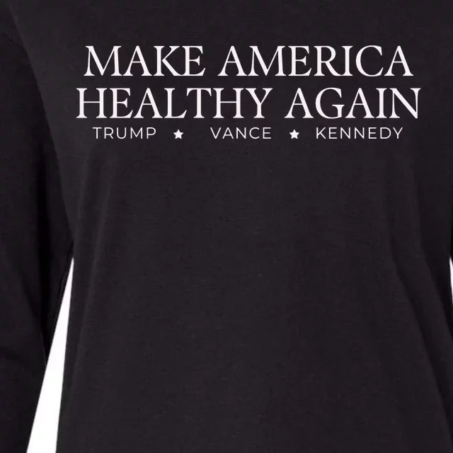 Make America Healthy Again Womens Cotton Relaxed Long Sleeve T-Shirt